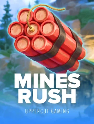 Mines Rush from Uppercut, featured in the Golden Pharaoh Casino lobby