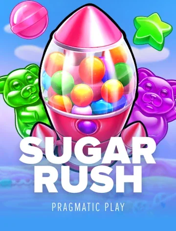 Sugar Rush from Pragmatic Play, featured in the Golden Pharaoh Casino lobby